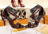 spring and summer models women's high heels with words open toe sandals black satin women's shoes round head stiletto shoes