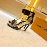 women's shoes graffiti color matching word buckle open toe sandals