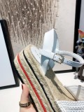 Spring and summer models handmade crochet thick-soled hemp rope wild casual sandals
