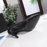 Spring black French girl high heels female pointed stiletto versatile single shoes