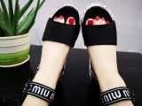 Jacquard Ribbon Sandals