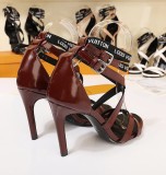 spring and summer models women's high heels with words open toe sandals black satin women's shoes round head stiletto shoes