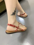 sandals women's summer wild leather flat shoes
