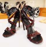 spring and summer models women's high heels with words open toe sandals black satin women's shoes round head stiletto shoes