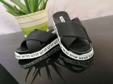 summer open-toe leather platform sandals women's shoes with sponge bottom shoes
