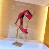women's shoes graffiti color matching word buckle open toe sandals