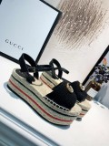 Spring and summer models handmade crochet thick-soled hemp rope wild casual sandals