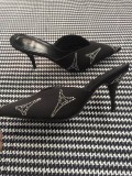 kitten with Muller shoes pointed half slippers women