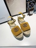 Spring and summer models handmade crochet thick-soled hemp rope wild casual sandals