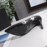 Spring black French girl high heels female pointed stiletto versatile single shoes