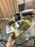summer open-toe shoes flat with wild bow sandals and slippers