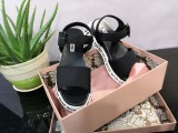 Jacquard Ribbon Sandals