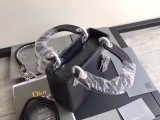 Dior   classic plaid lace drill small square bag iron hand chain chain messenger  package