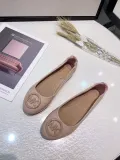 Super soft leather shallow mouth single shoes autumn new flat bottom wild women's shoes dance shoes
