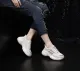 2019 spring and summer new  old women's shoes tide thick bottom increased breathable casual sports luminous white shoes