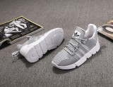 Couple models men's shoes women's shoes flat bottom flying woven reflective white shoes breathable casual shoes lightweight shoes