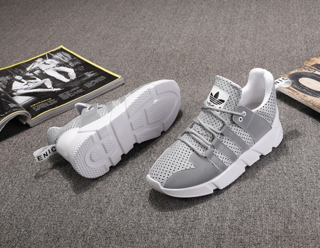 Couple models men's shoes women's shoes flat bottom flying woven reflective white shoes breathable casual shoes lightweight shoes