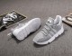 Couple models men's shoes women's shoes flat bottom flying woven reflective white shoes breathable casual shoes lightweight shoes
