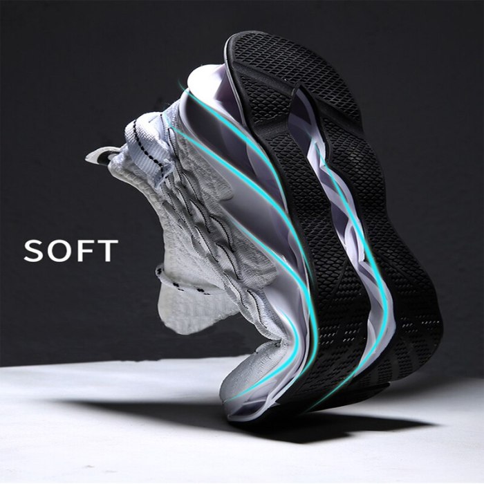 Men Black Casual Shoes Blade Running Shoes For Men Summer Breathable Comfort Outdoor Sneakers 46 Size Fashion Men's Sports Shoes