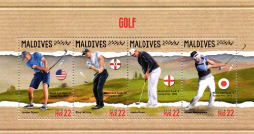 Maldives, 2018, Sports, Golf, Sports Brand New Collection