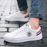 Brand Men's Fashion Shoes Casual Men's Shoes Cheap Men's Sneakers White Plus Cotton Shoes 2019 Men's Sneakers