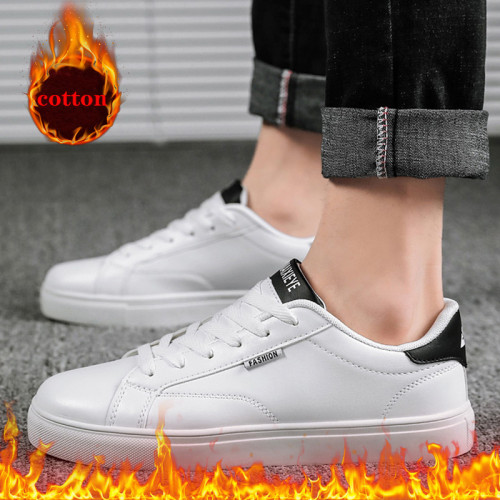 Brand Men's Fashion Shoes Casual Men's Shoes Cheap Men's Sneakers White Plus Cotton Shoes 2019 Men's Sneakers