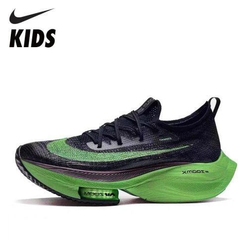 Air Zoom Kids Shoes Alphafly  Air Cushion Foam Marathon Running Shoes  Chidren Sneakers
