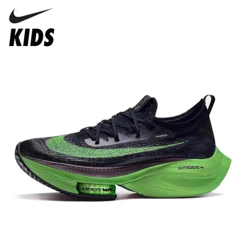 Air Zoom Kids Shoes Alphafly  Air Cushion Foam Marathon Running Shoes  Chidren Sneakers