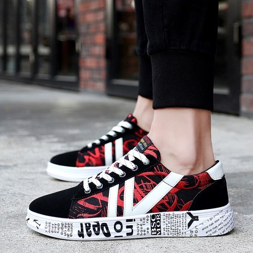 Rainbow Canvas  Shoes New Fashion Shoes Leisure Board Shoes Retro Wild Low-top Breathable Casual Shoes  Men Fashion Shoes