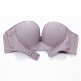 FINETOO Strapless Bra Women Super Push Up Bra Sexy Lingerie Invisible Brassiere Front Closure Bras Underwear for Dress A B C Cup
