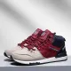 High Top Sports Shoes Mens Sneakers Breathable Anti-skid Running Shoes for Men Shockproof Walking Jogging Shoes Outdoor Trainers