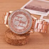 2019 New Top Brand Women's Watch Luxury Gold Stainless Steel Sports Watch Unisex Quartz Watch Women's Watch
