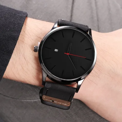 Men's Watch Sports Minimalistic Watches For Men Wrist Watches Leather Clock