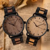 Men Zebra Wood  Luxury Brand montre homme Quartz Wristwatches Male Clock Simple Ultra-thin Dropshipping