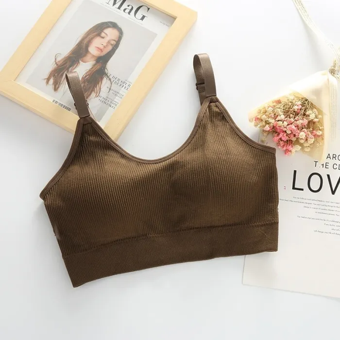 Jerrinut Sexy Bra Underwear Bas For Women Bralette Seamless Padded Bra Lingerie Cotton Wireless Fitness Tops Brassiere Bra