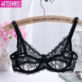 2018 NEW Sexy Women Lace Bra Luxury Cotton Mesh Bralette Lingerie Female Seamless Unpadded Floral Brassiere Intimates Femme