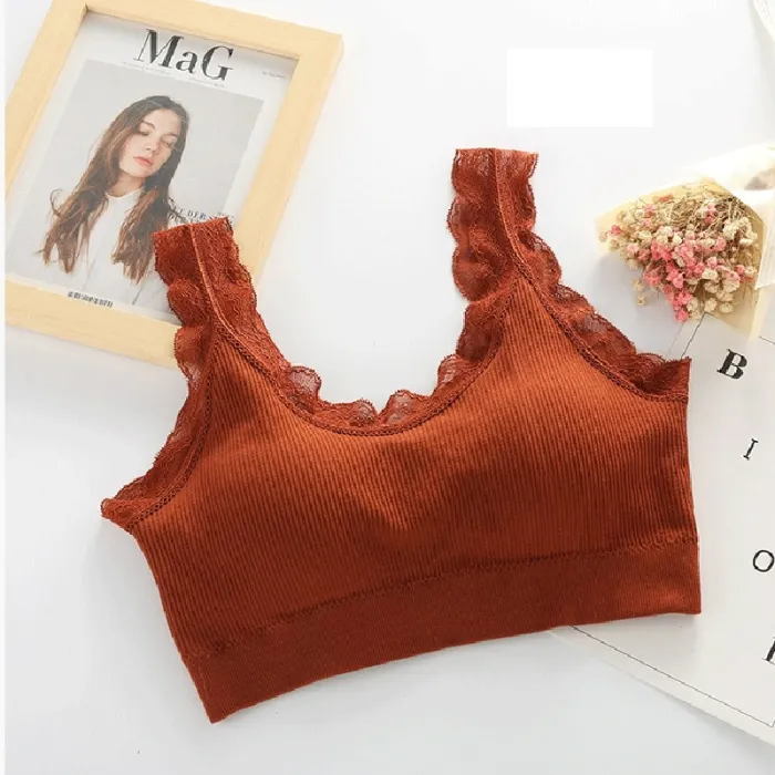 Jerrinut Sexy Bra Underwear Bas For Women Bralette Seamless Padded Bra Lingerie Cotton Wireless Fitness Tops Brassiere Bra