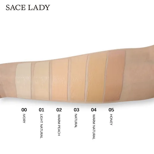 SACE LADY Professional Eye Concealer Makeup Base 6ml Full Cover for Eye Dark Circle Face Liquid Corrector Cream Make Up Cosmetic