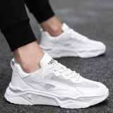 Breathing Running Shoes Men Reflective Tide Shoes Special Casual Shoes with Hollow Bottom Wear-resistant Jogging Men