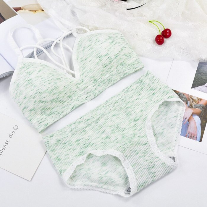 Seamless Active Bra  Set Fashion Bra Briefs Set For Women Lingerie Push Up Bralette With Pads Free Siz Sports Underwear Set