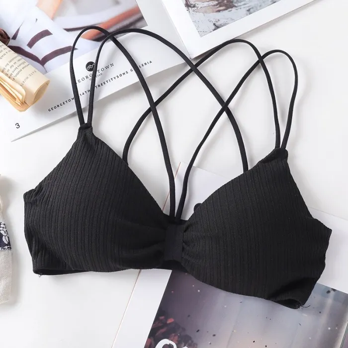 Sexy Bra Push Up Bras For Women Lingerie Wire Free Bra Solid Color Cotton Bralette Seamless Underwear Female Brassiere BH