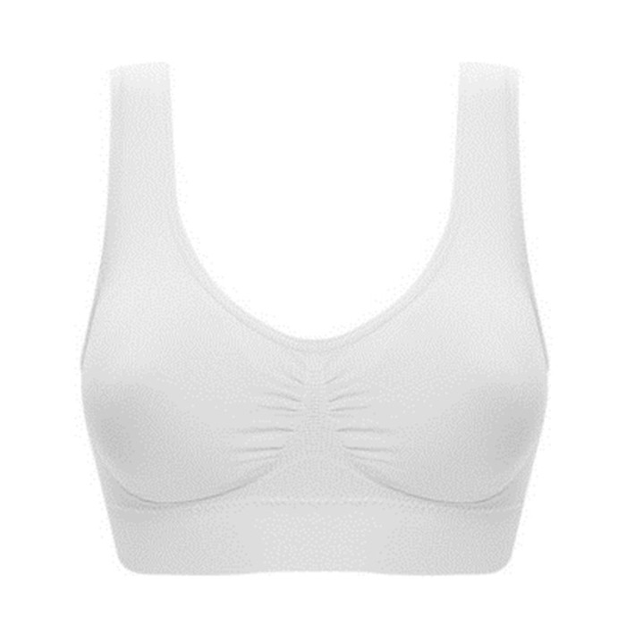 Casual Bra Removable Pad Double Layer Seamless wireless Leisure Bra Body Shaper Push Up Bras Set 1pcs wfws01