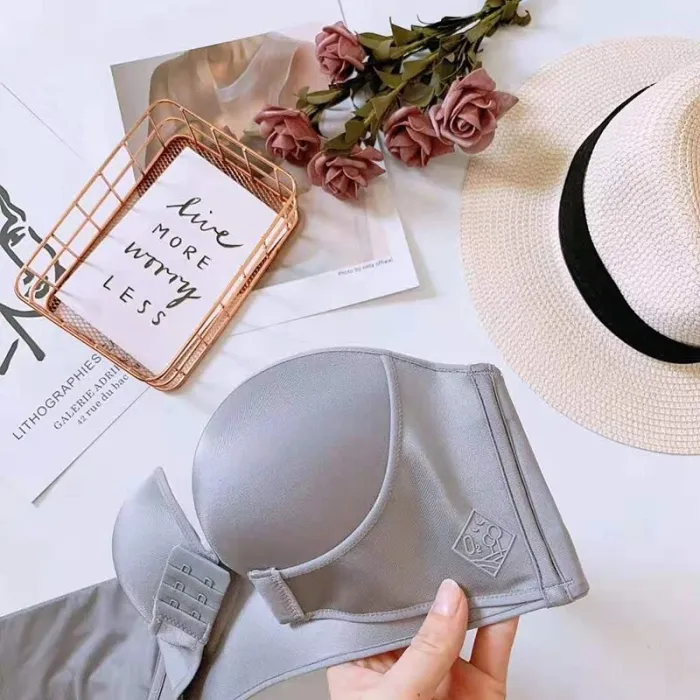 Women Invisible Bras Strapless Bra Push Up Lingerie Sexy Backless Brassiere Seamless Bralette Underwear for Wedding Dress #F