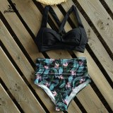 Sexy High Waist Bikini 2020 Halter Plus Size Swimwear Women Swimsuit Female Bikini Set Bodysuit Bathing Suit Summer biquini XXL