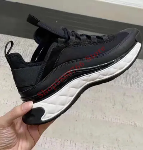 Designer Brand Luxury Sneakers Casual Shoes Women High Quality 2019 Genuine Leather Fashion lacet Black Shoes for Women