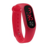 2020 New Men Women Casual Sports Bracelet Watches LED High-Definition Dial Electronic Digital Candy Color Silicone Wrist Watch