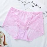 Underwear Women Plus Size Sexy Lace Panties Transparent Briefs Seamless Lingerie Lady Panties Cotton High-Rise For Weight 100KG