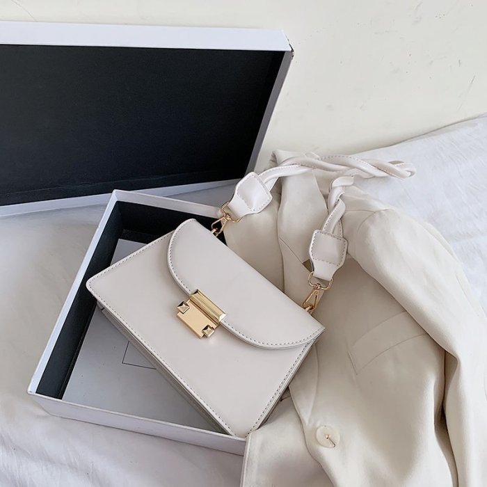 Solid Color PU Leather Sac A Main Femme Crossbody Bags For Women 2020 Summer Small Shoulder Handbags Female Chain Bag
