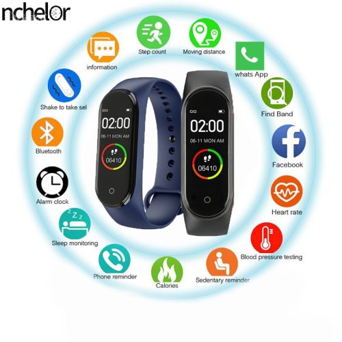 Men And Women New Smart High Quality New Label Belt Sports Blood Pressure Heart Rate Monitor Watch Monitor Waterproof Fitness