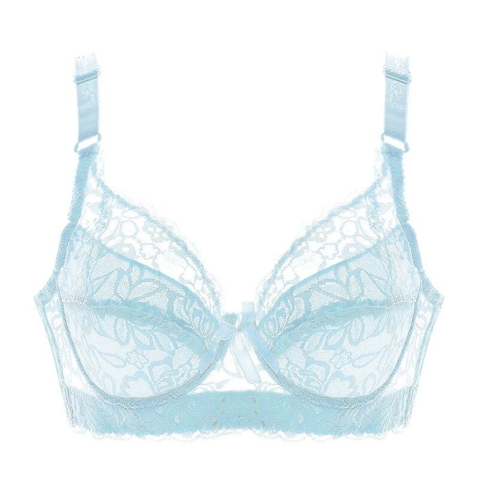 Meizimei Deep V Sexy Lingerie Lace Bras for Women thin Intimate Floral Plus Size Underwire Super Push up bhBrassiere Girl lady
